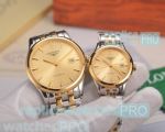 Buy Online Replica Longines Yellow Face 2-Tone Gold Lovers Watch